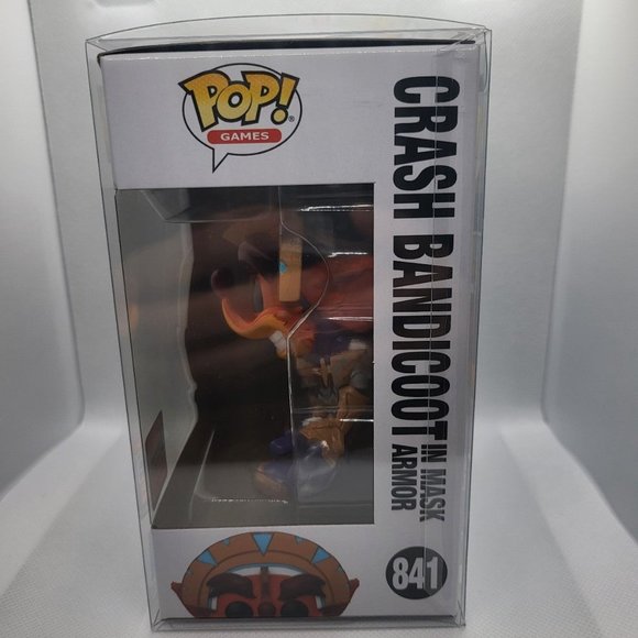 Its About Time Crash Bandicoot in Mask Armor 2021 Summer Virtual Funkon Excl Pop - Picture 2 of 12